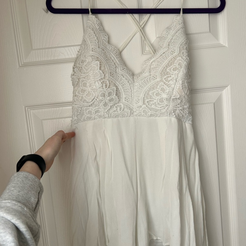 White Lace Romper